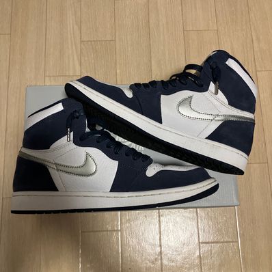 Nike Air Jordan 1 High OG CO.JP "White/Midnight Navy" (2020)(ブリーフケースなし)