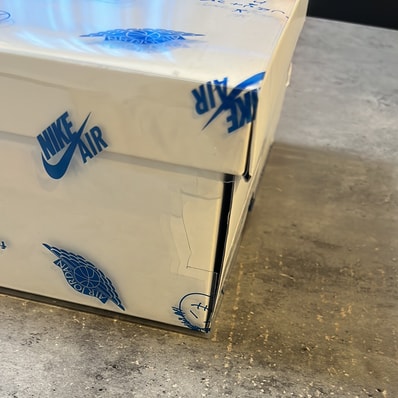 Travis Scott × fragment design × Nike Air Jordan 1 Low OG "Sail/Military Blue"