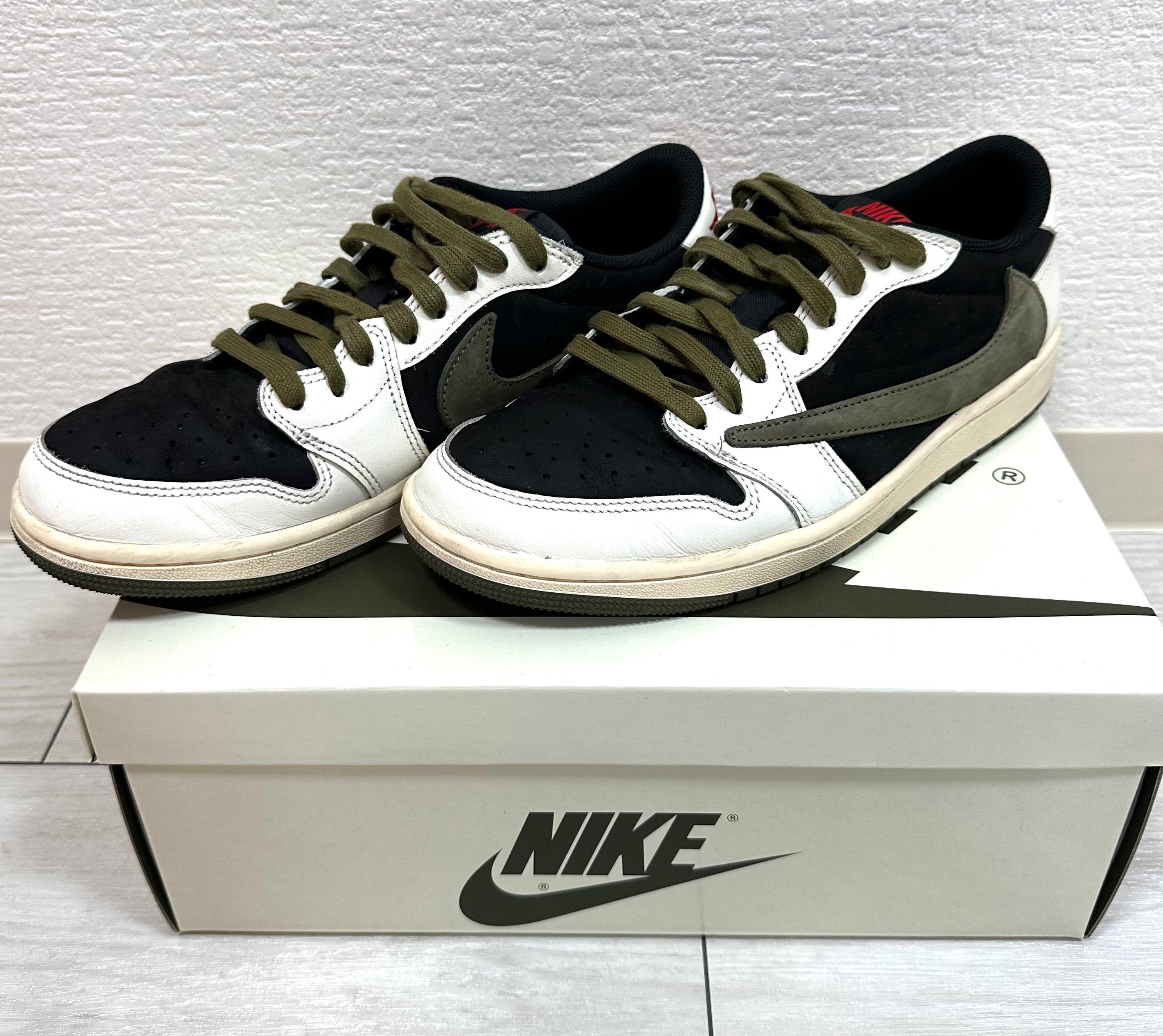 Travis Scott × Nike Women's Air Jordan 1 Low OG "Medium Olive"