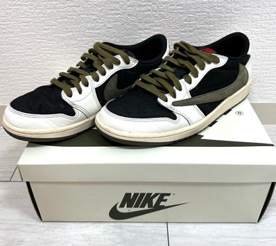 Travis Scott × Nike Women's Air Jordan 1 Low OG "Medium Olive"