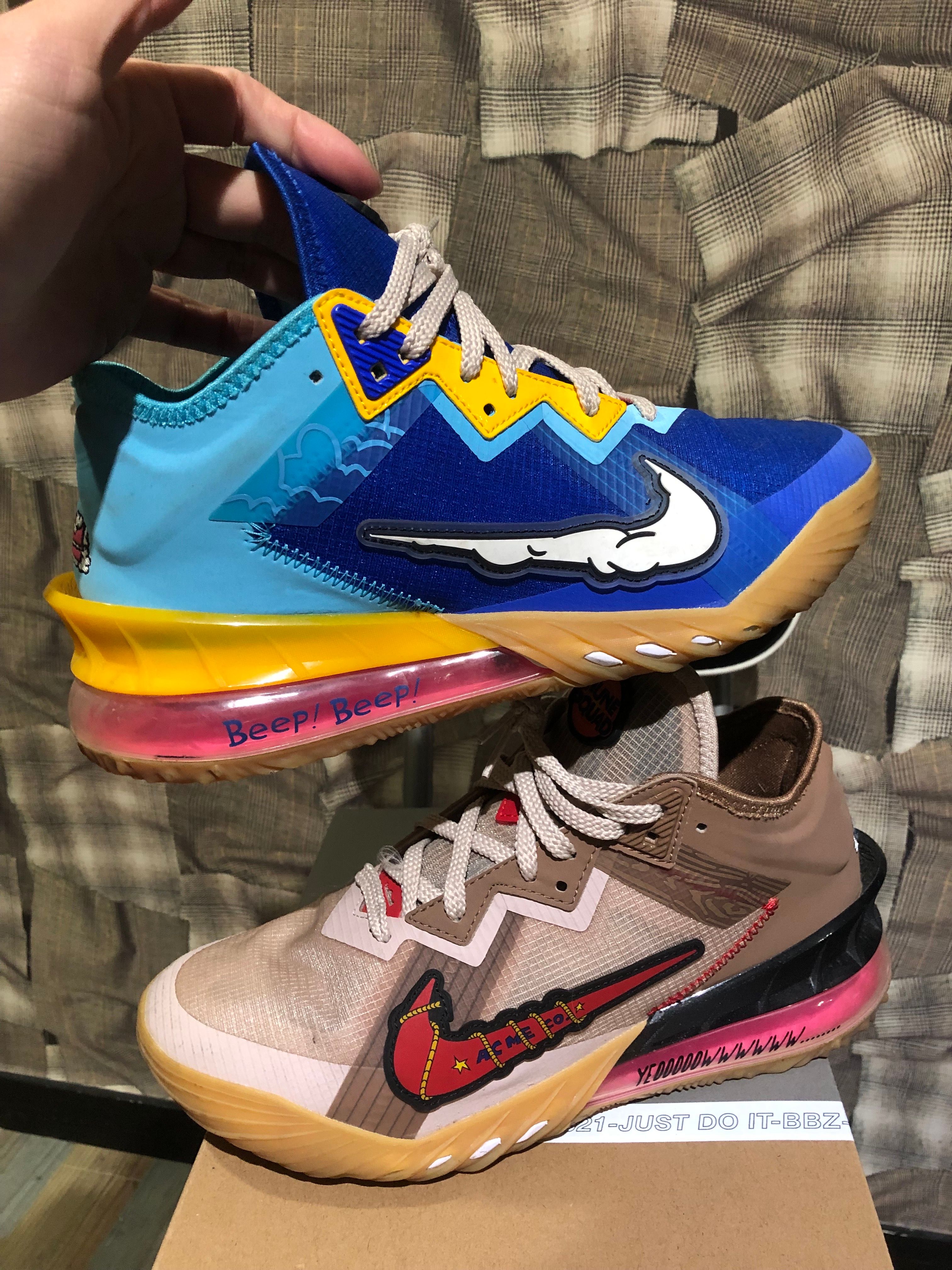 SPACE PLAYERS × NIKE LEBRON 18 LOW "WILE E. × ROADRUNNER"