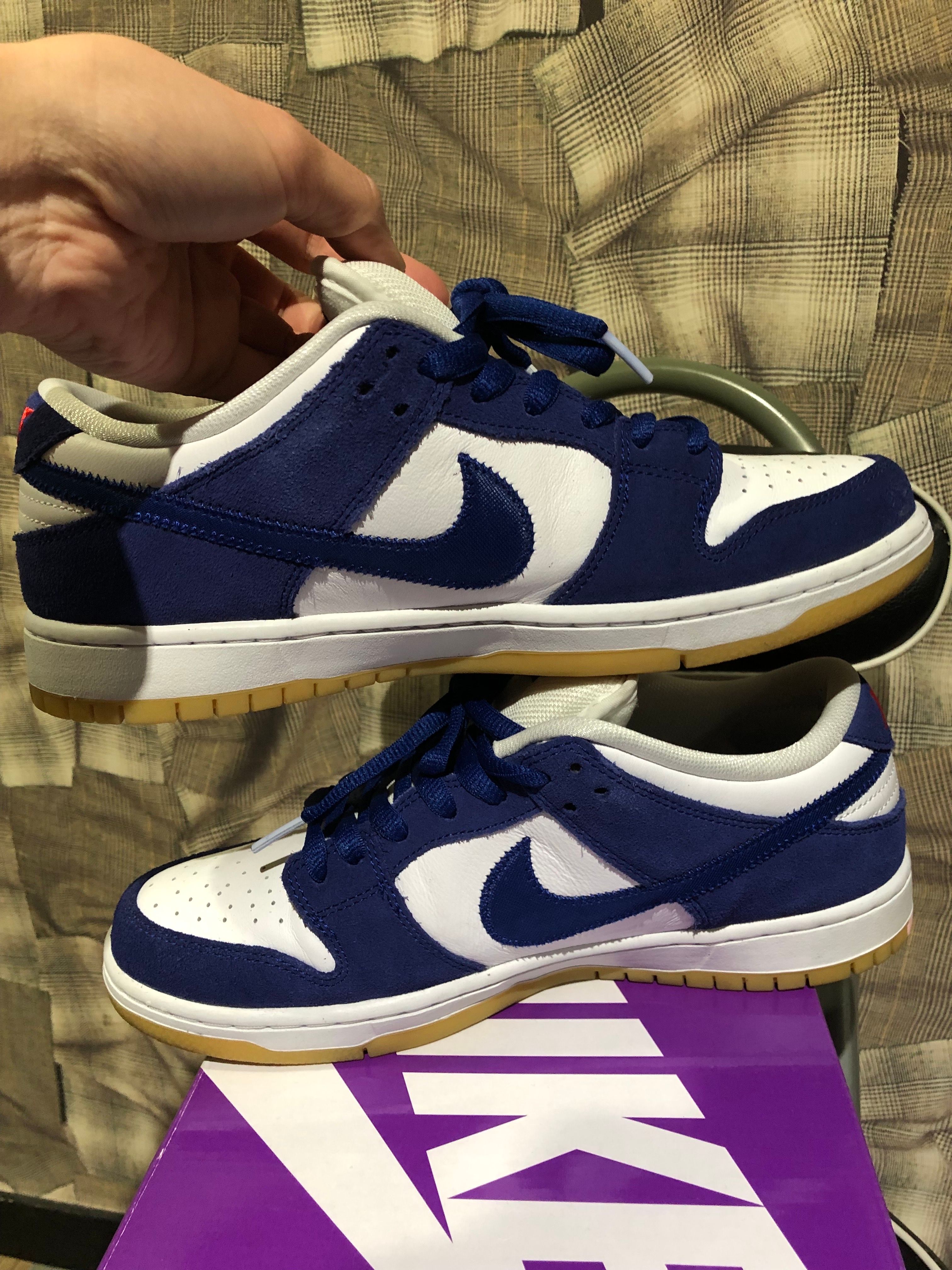 Nike SB Dunk Low "Los Angeles Dodgers/Deep Royal Blue"