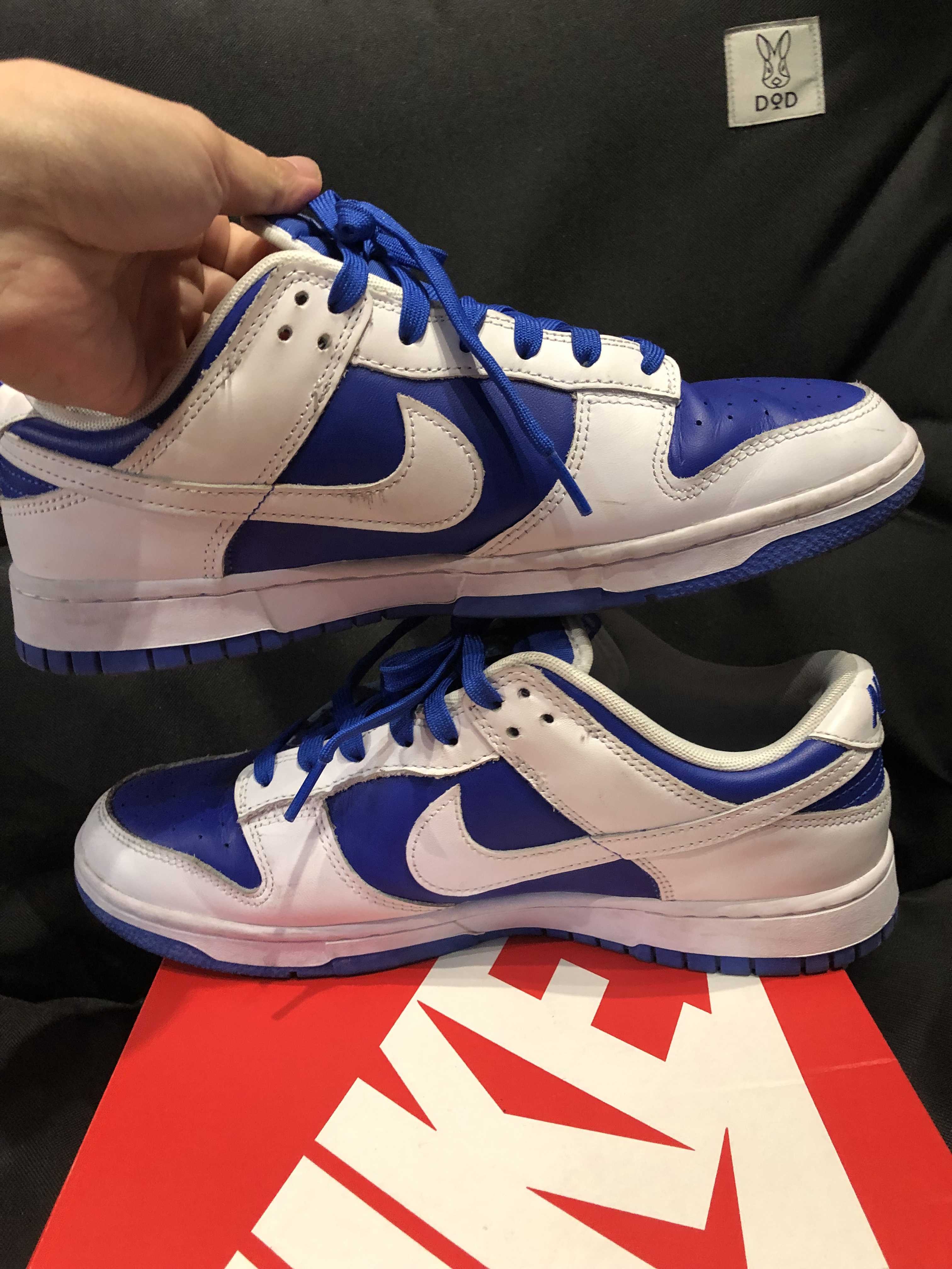 Nike Dunk Low Retro "Racer Blue and White"