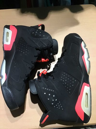 NIKE AIR JORDAN 6 RETRO "INFRARED BLACK" (2014)