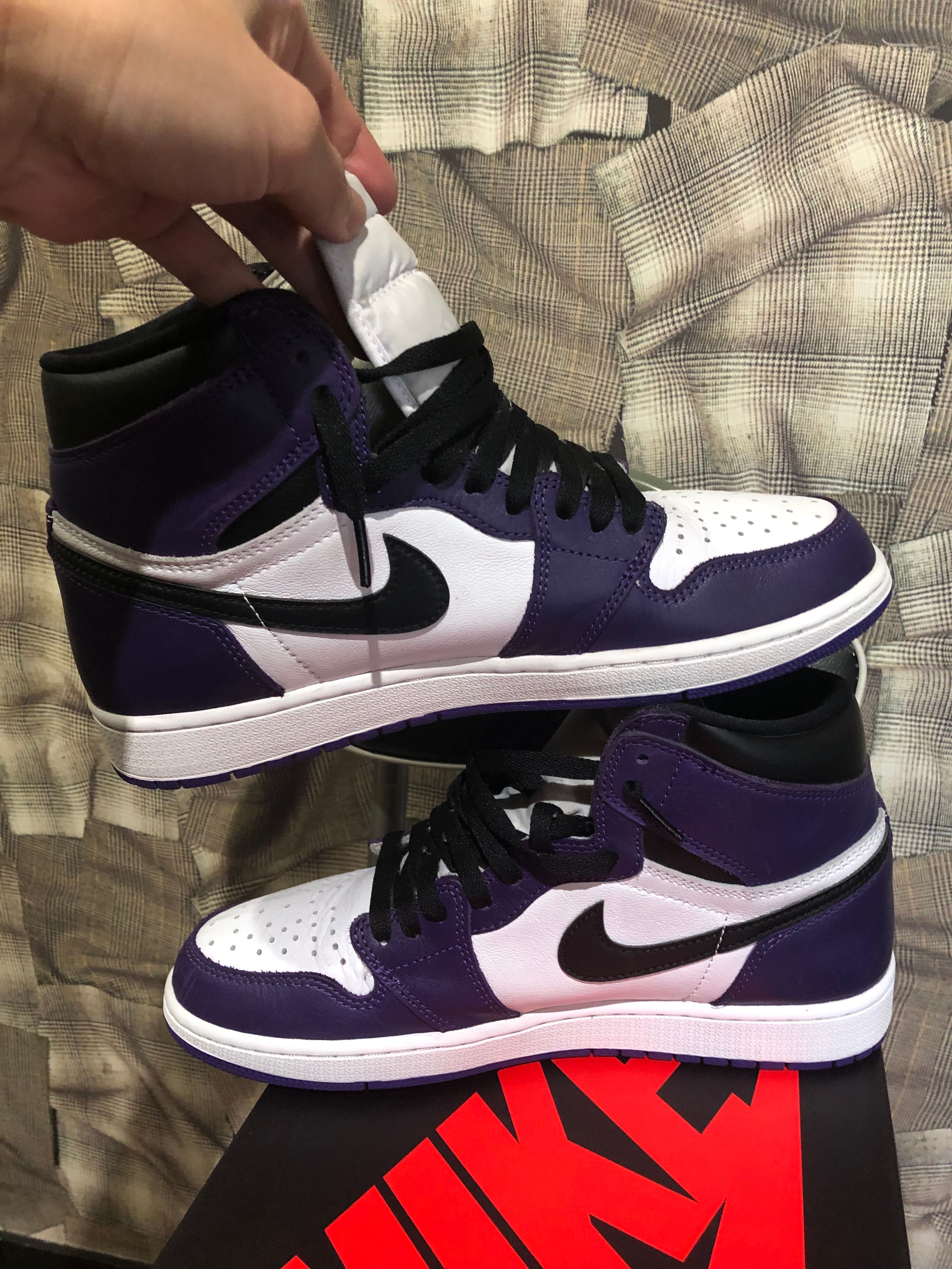 Nike Air Jordan 1 Retro High OG "Court Purple White/Black" (2020)   