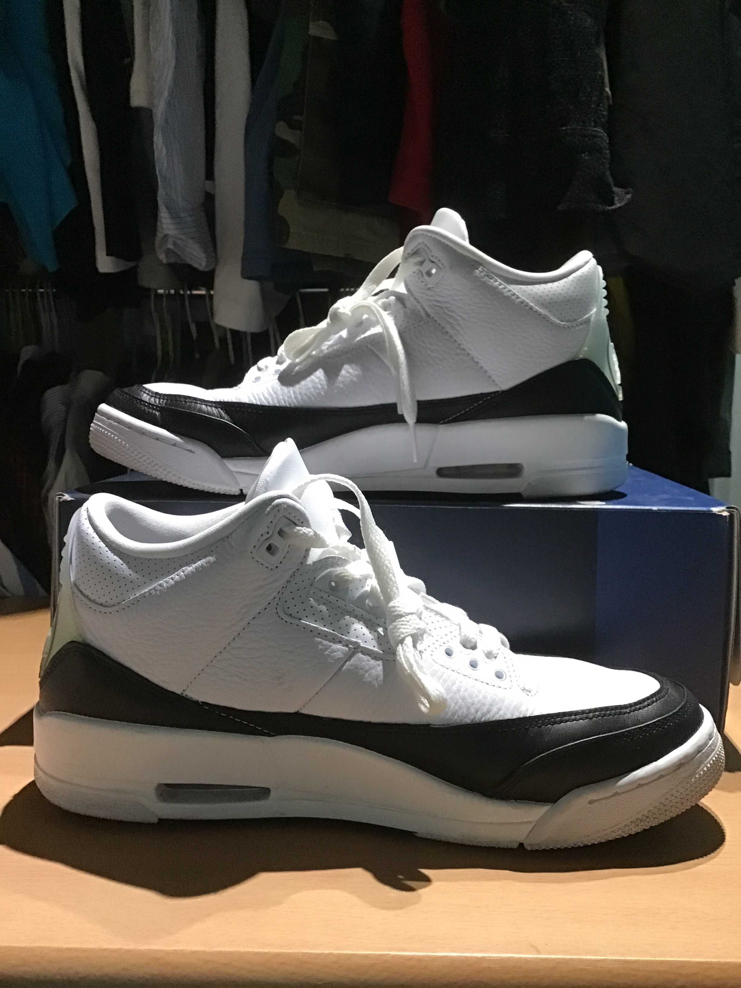 Fragment × Nike Air Jordan 3 "White/Black"