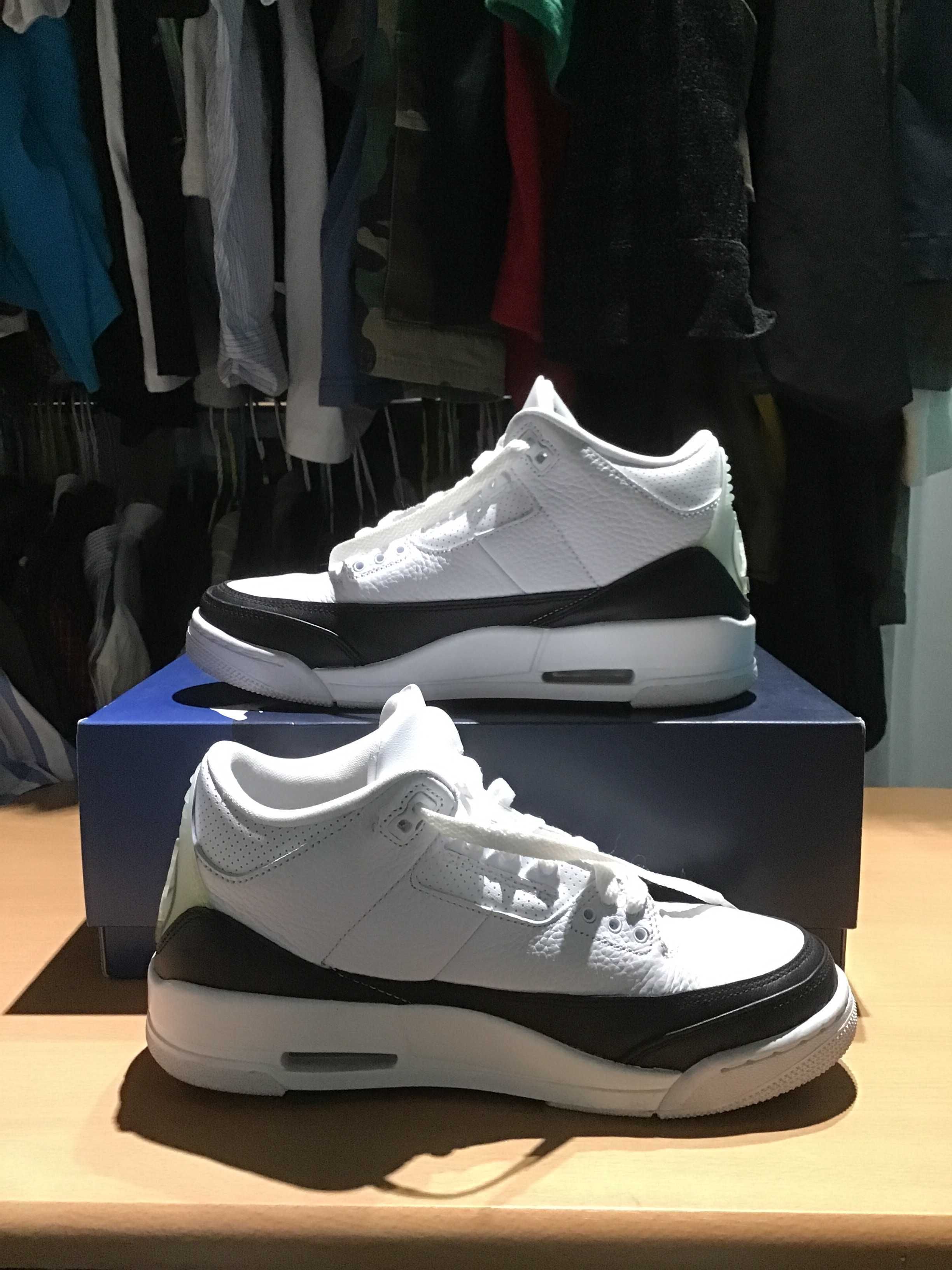Fragment × Nike Air Jordan 3 "White/Black"
