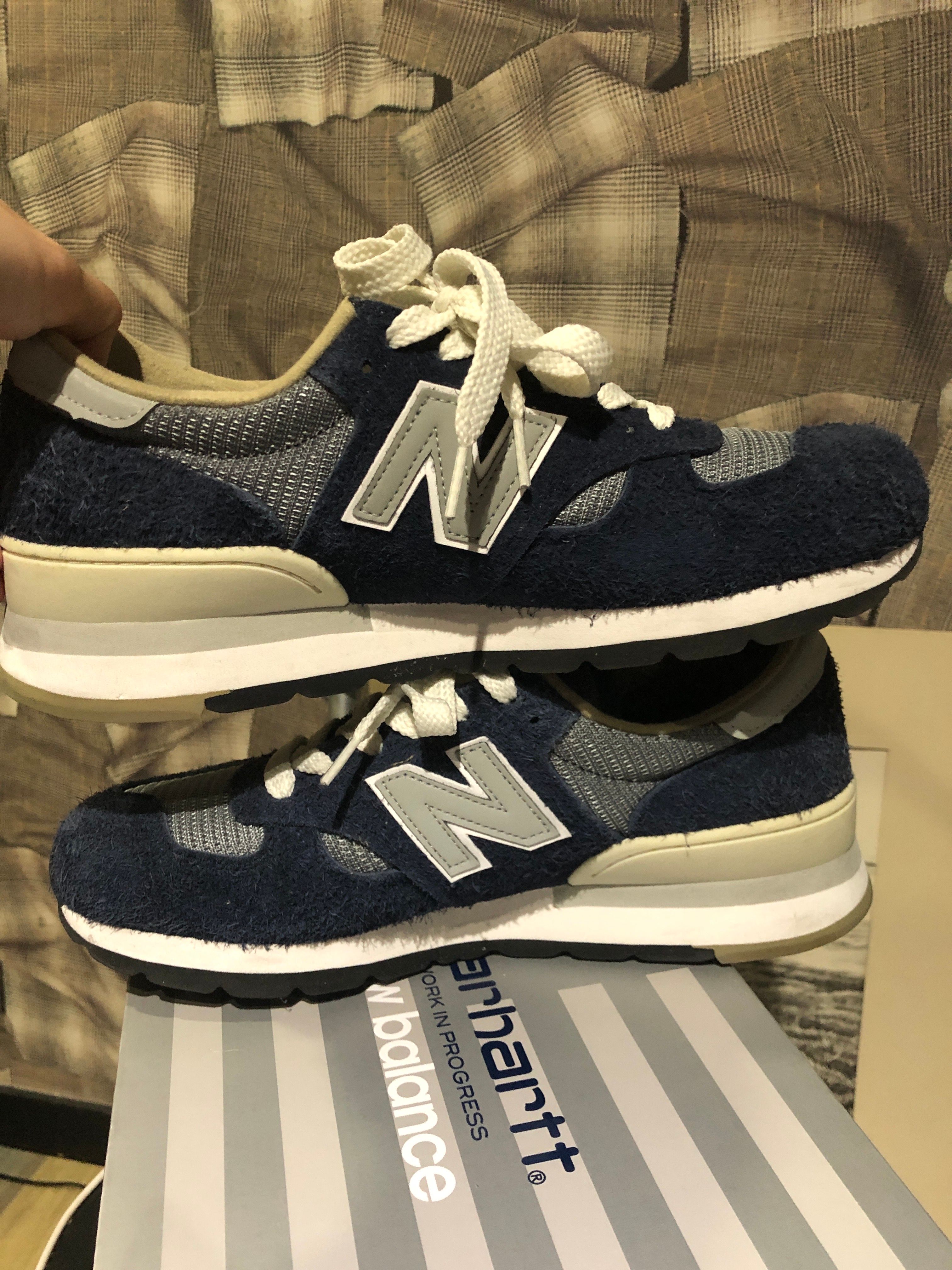 Carhartt WIP × New Balance 990V1 "Dark Navy/Pussywillow Gray"
