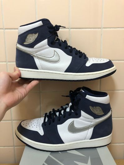 Nike Air Jordan 1 High OG CO.JP "White/Midnight Navy" (2020)(ブリーフケースなし)