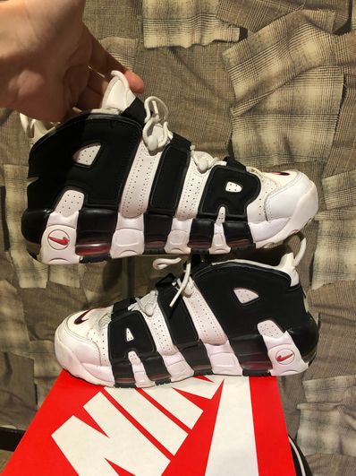 Nike Air More up Tempo "White/Black/University Red"(~2018)