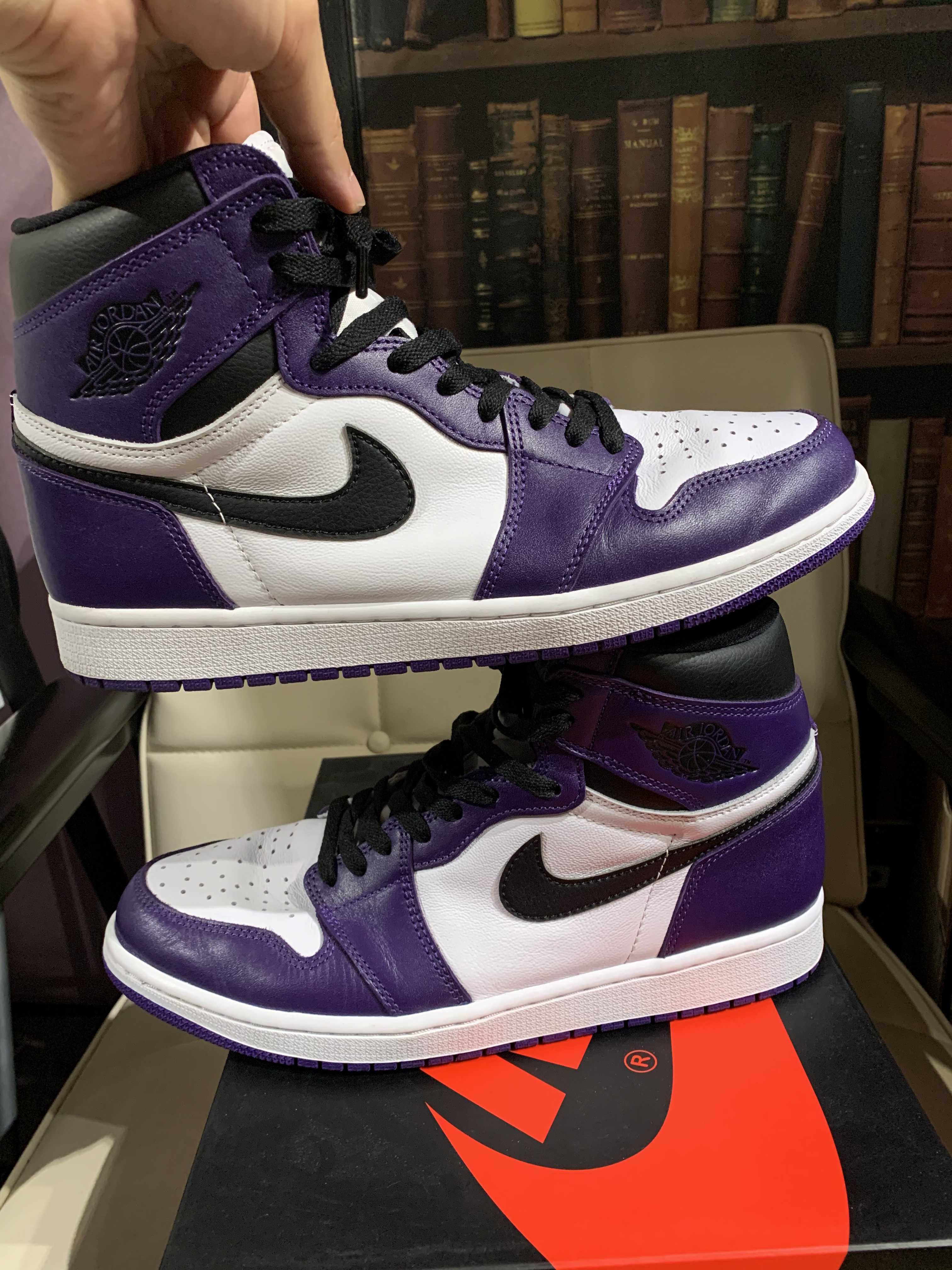 Nike Air Jordan 1 Retro High OG "Court Purple White/Black" (2020)   