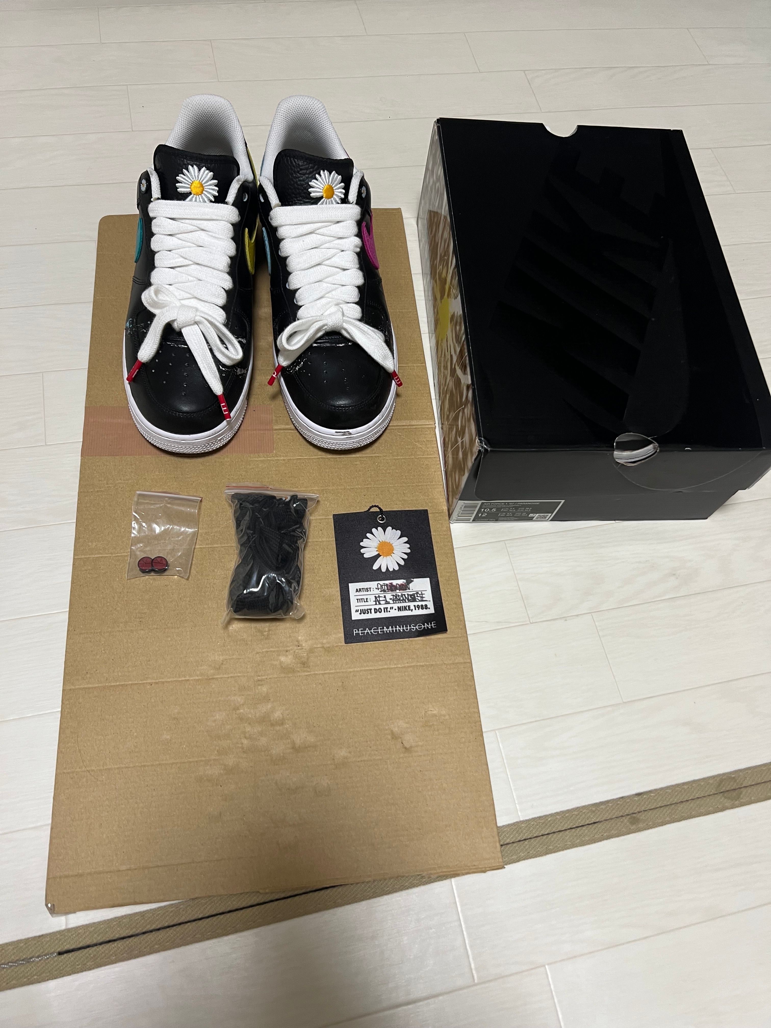 PEACEMINUSONE × Nike Air Force 1 Low '07 Para-Noise 3.0 "Black and Multi-Color" / G-DRAGON