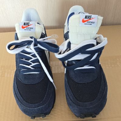 Fragment × sacai × Nike LD Waffle "Blackended Blue"