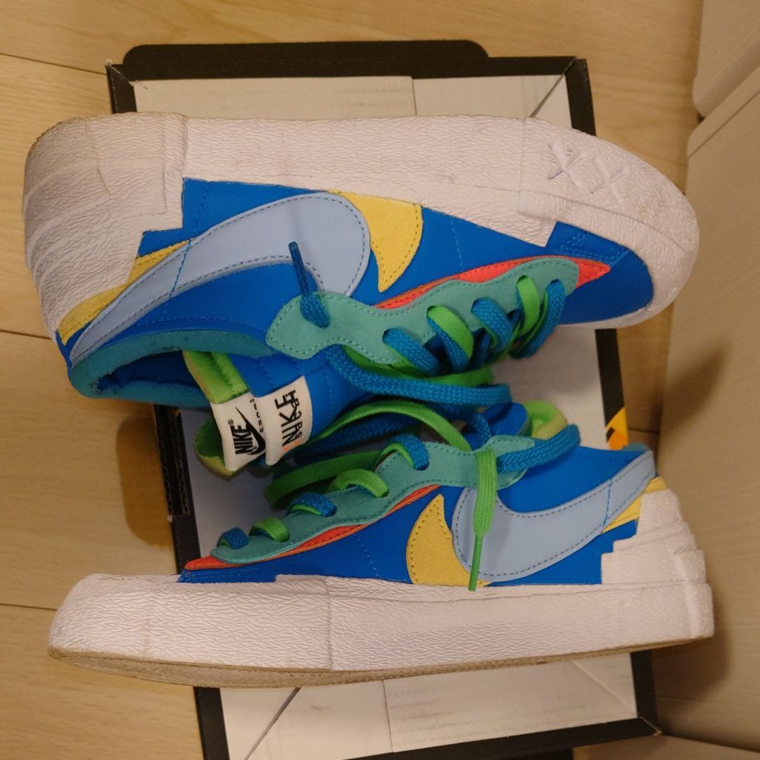 KAWS × sacai × Nike Blazer Low "Neptune Blue"