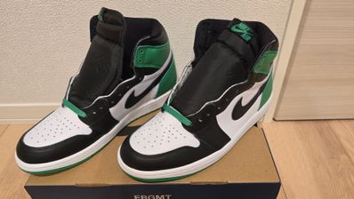 Nike Air Jordan 1 Retro High OG "Celtics/Black and Lucky Green" (2023)