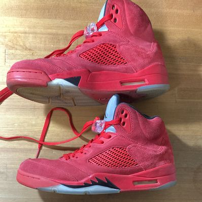 Nike Air Jordan 5 Ratro "Red Suede"