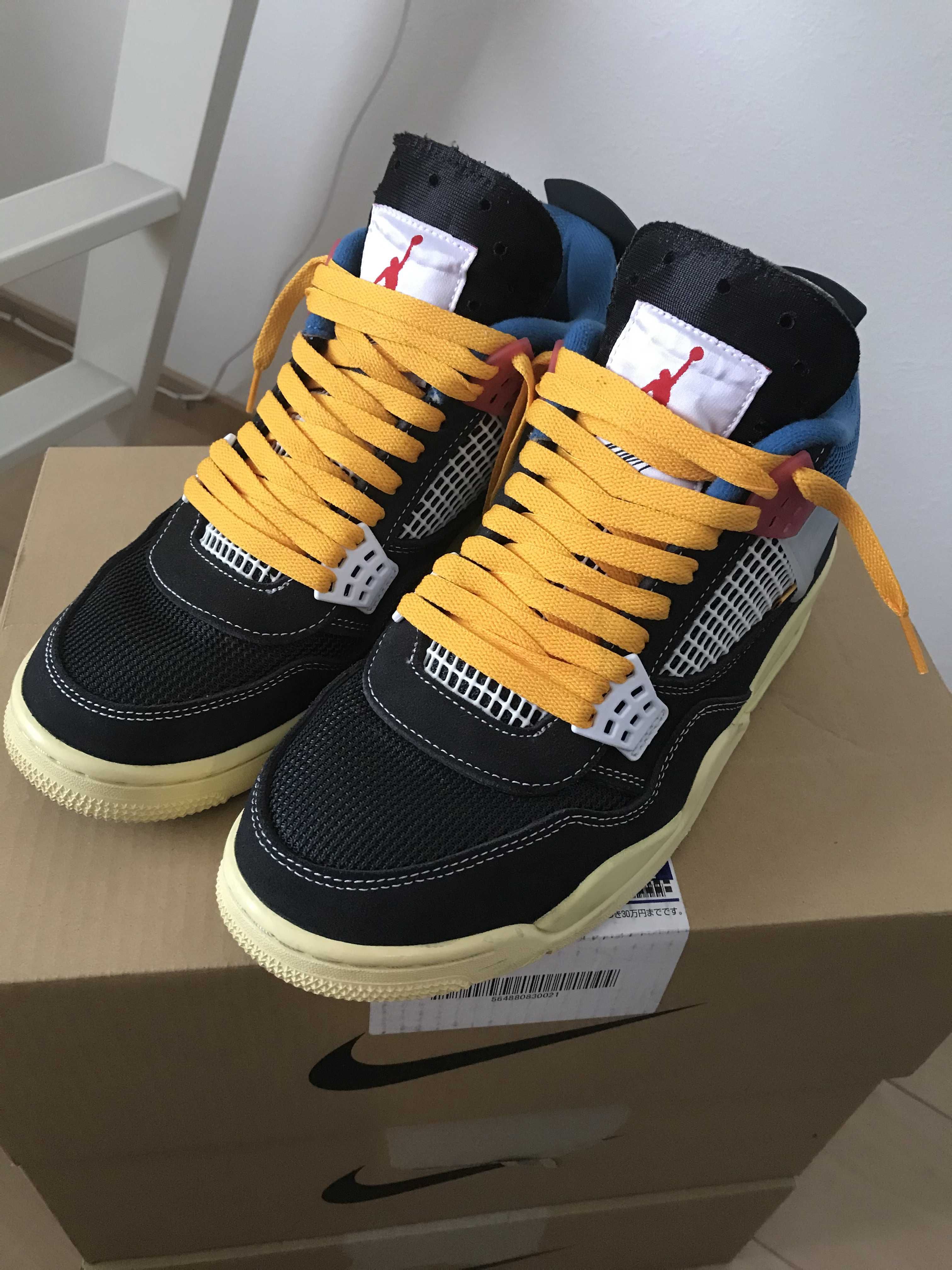 UNION × Nike Air Jordan 4 "Off Noir"