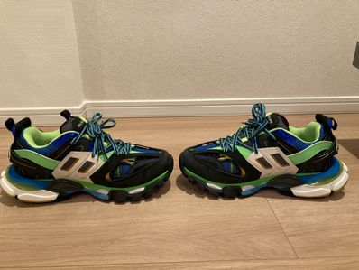 Balenciaga Track Trainers "Green White Blue"