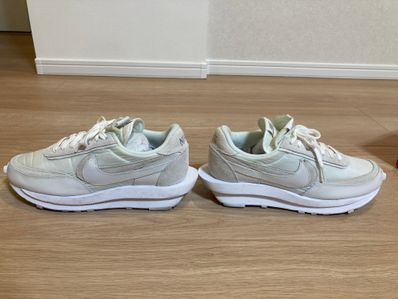 sacai × Nike LDV Waffle "Triple White"