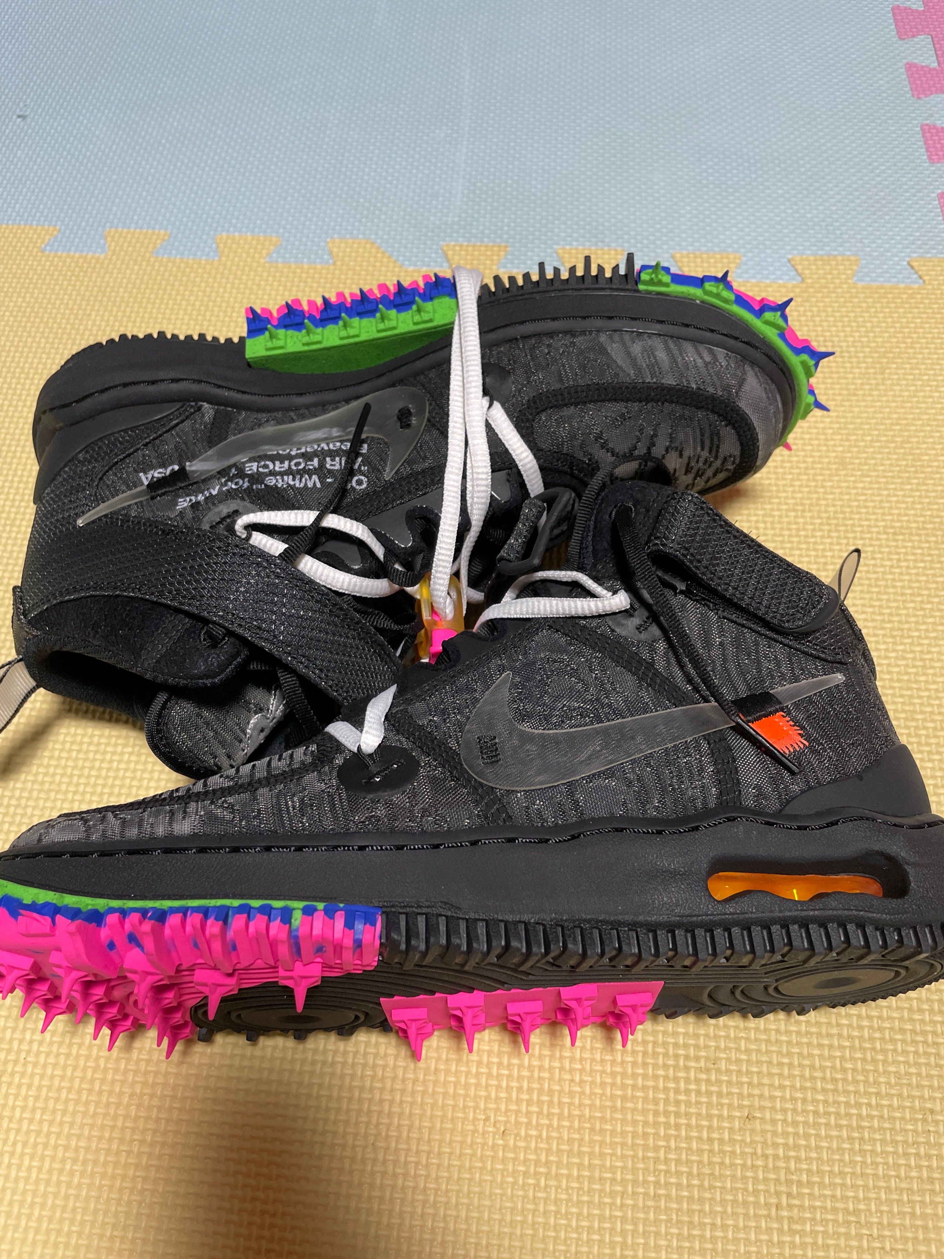 Off-White × Nike Air Force 1 Mid "Black"