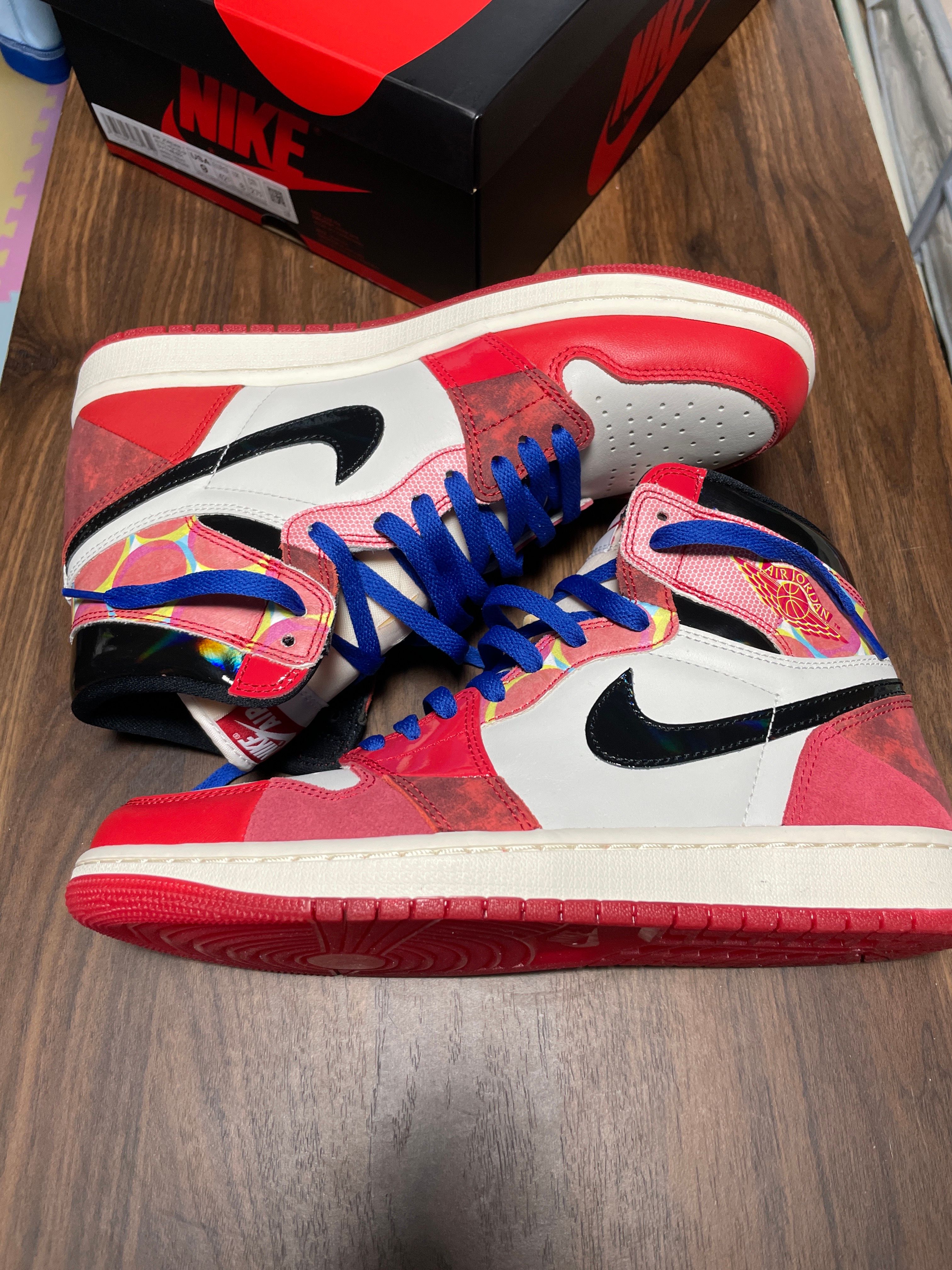 Spider-Man × Nike Air Jordan 1 Retro High OG SP "Spider-Man: Across the Spider-Verse/University Red"