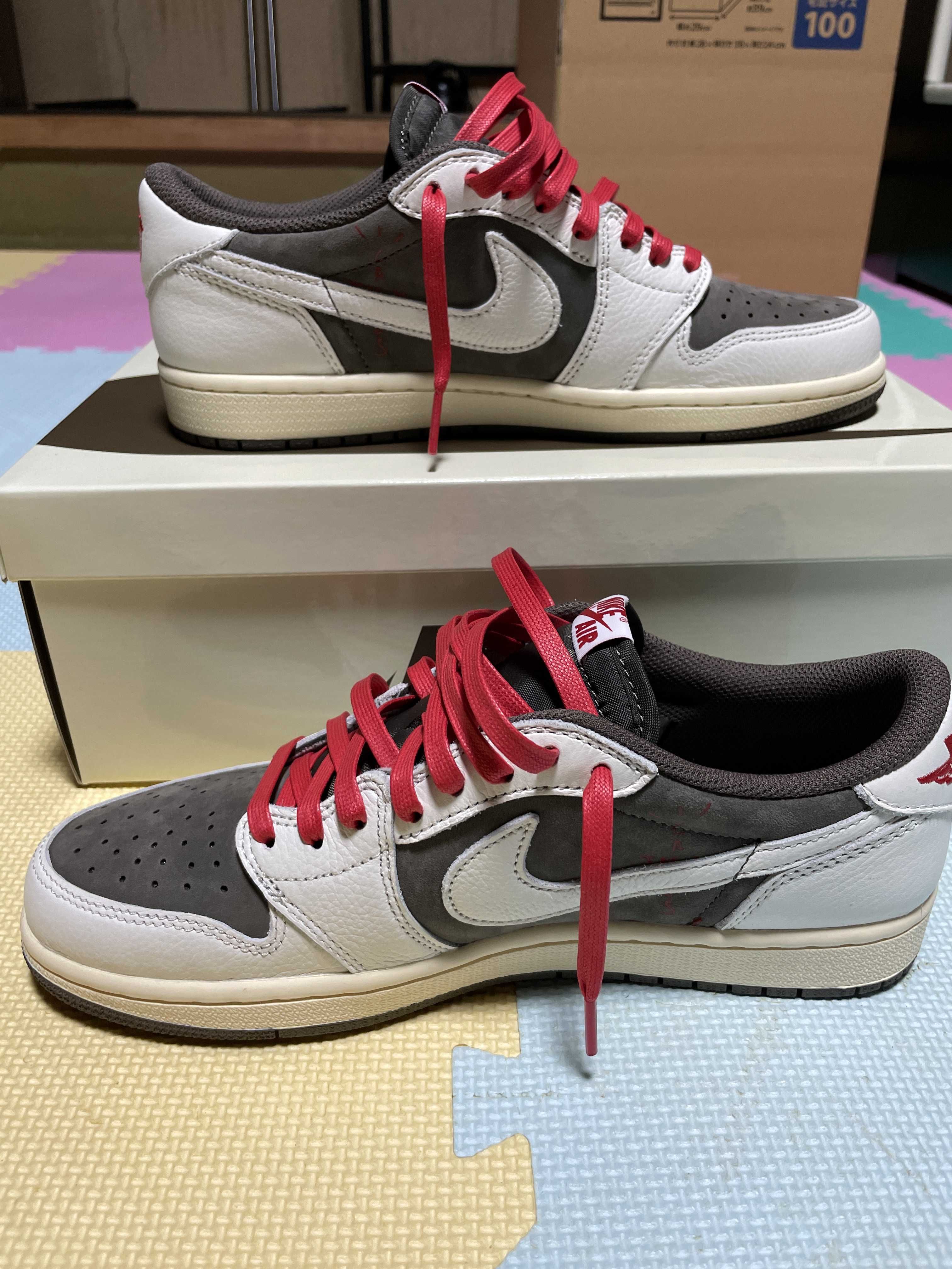 Travis Scott × Nike Air Jordan 1 Low OG SP "Reverse Mocha/Sail and Ridgerock"
