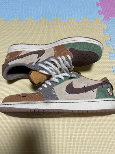 Zion Williamson × Nike Air Jordan 1 Low OG "Flax and Oil Green"