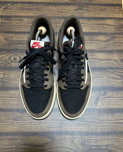 Travis Scott × Nike Air Jordan 1 Low OG SP-T "Black/Dark Mocha"