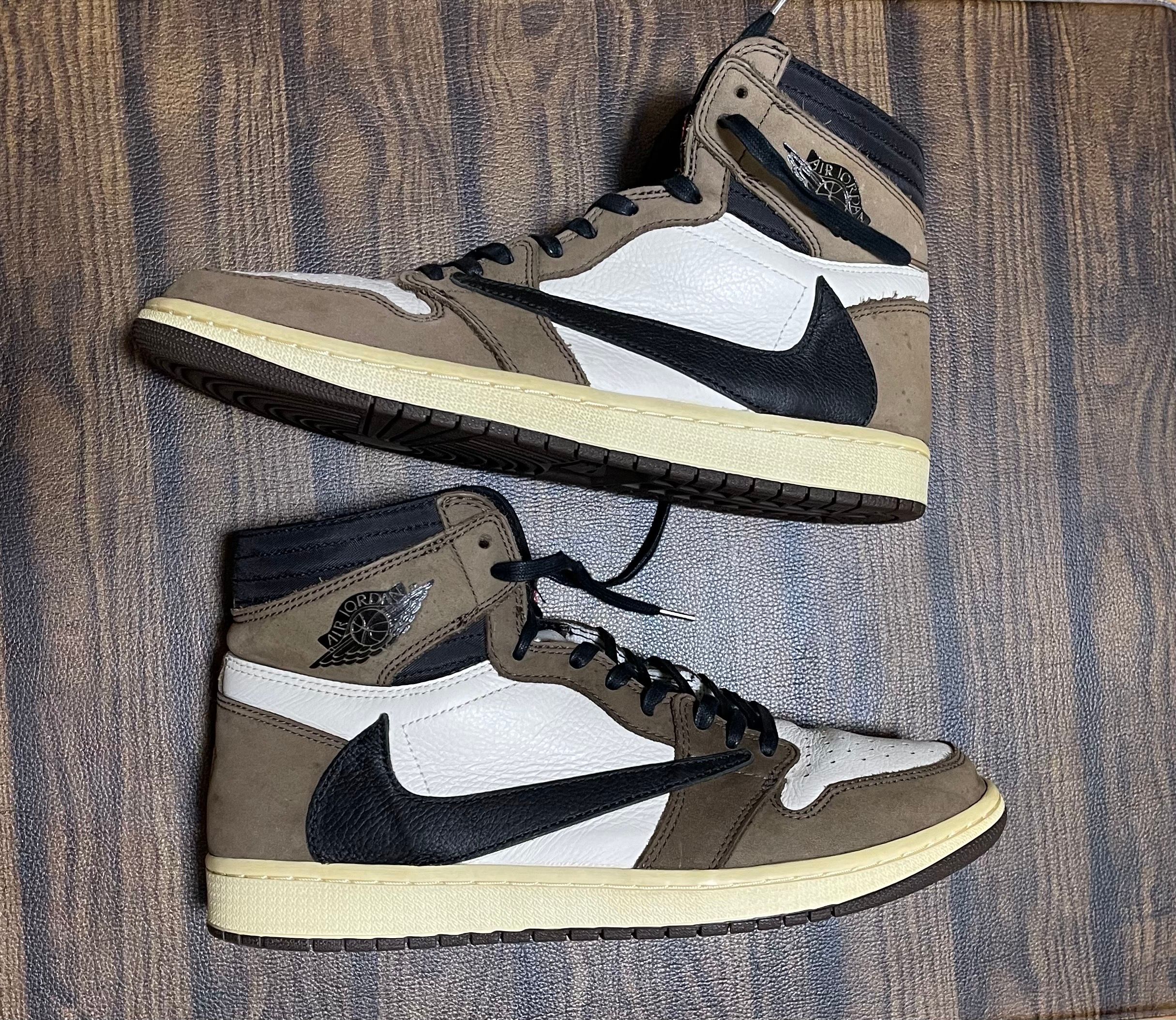 Travis Scott × Nike Air Jordan 1 Retro High OG TS SP "Sail/Dark Mocha"