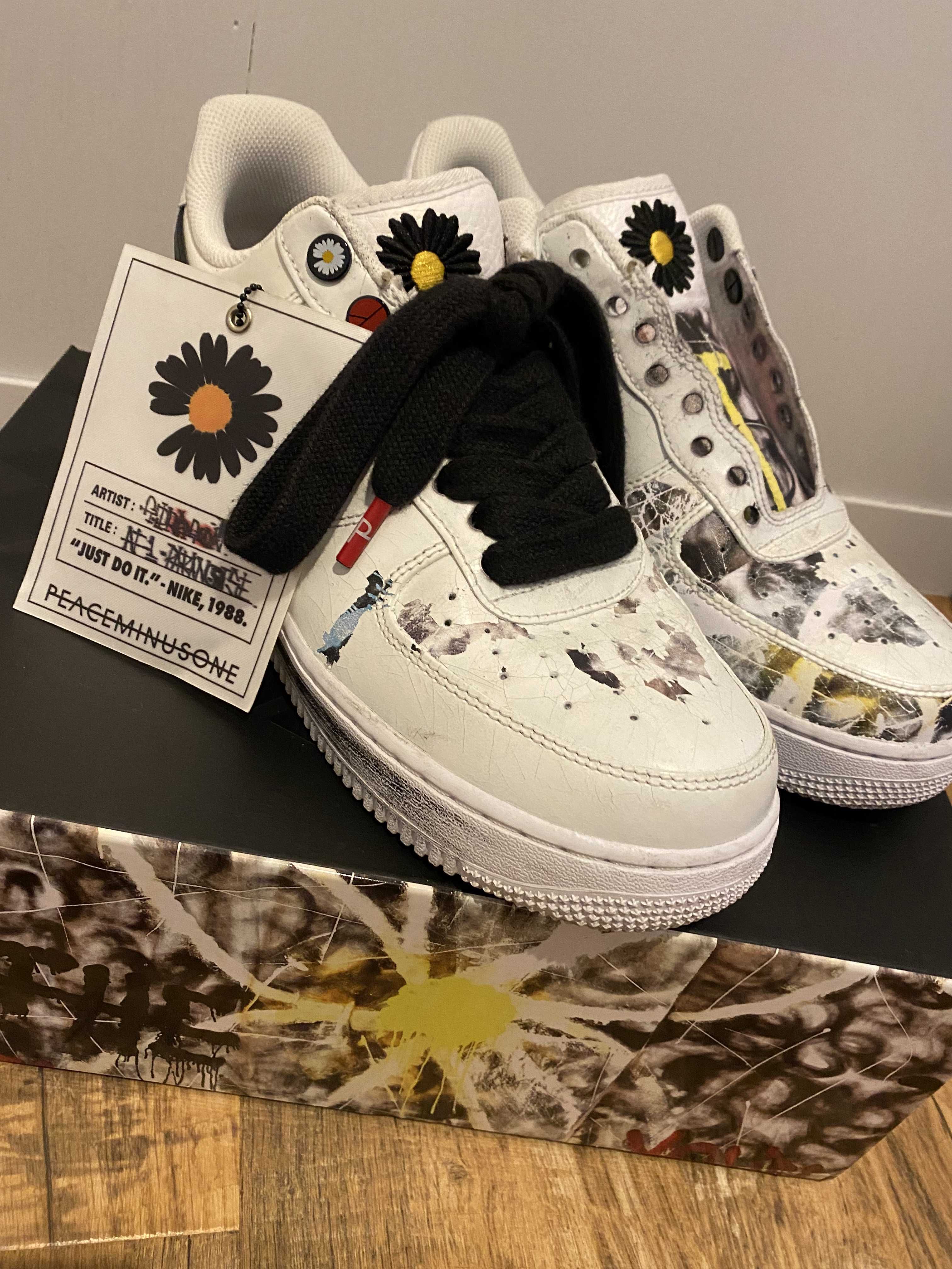 PEACEMINUSONE × Nike Air Force 1 Low "Para-noise/White/Black" / G-DRAGON