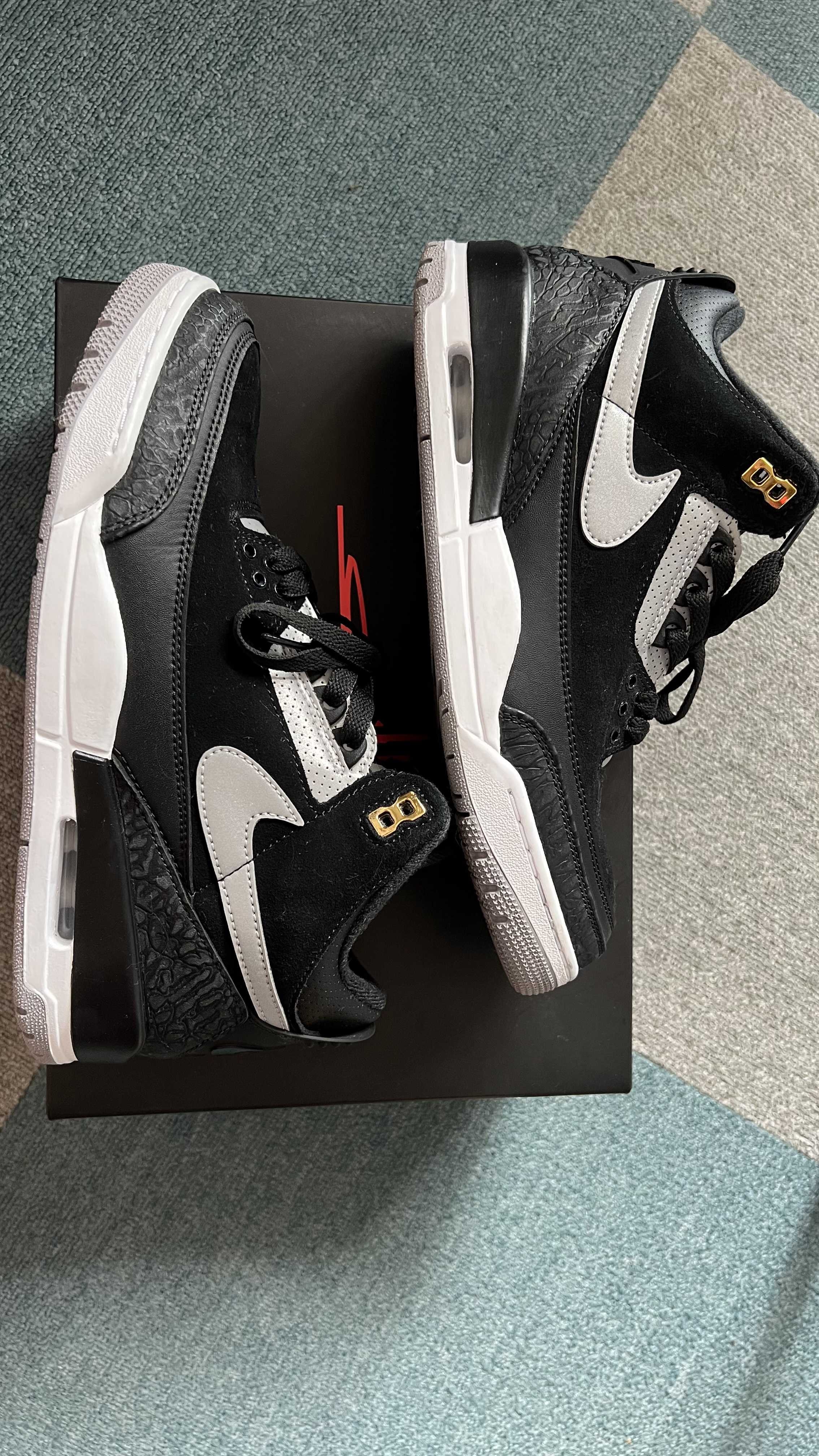 Nike Air Jordan 3 Retro Tinker "Black/Cement Grey"