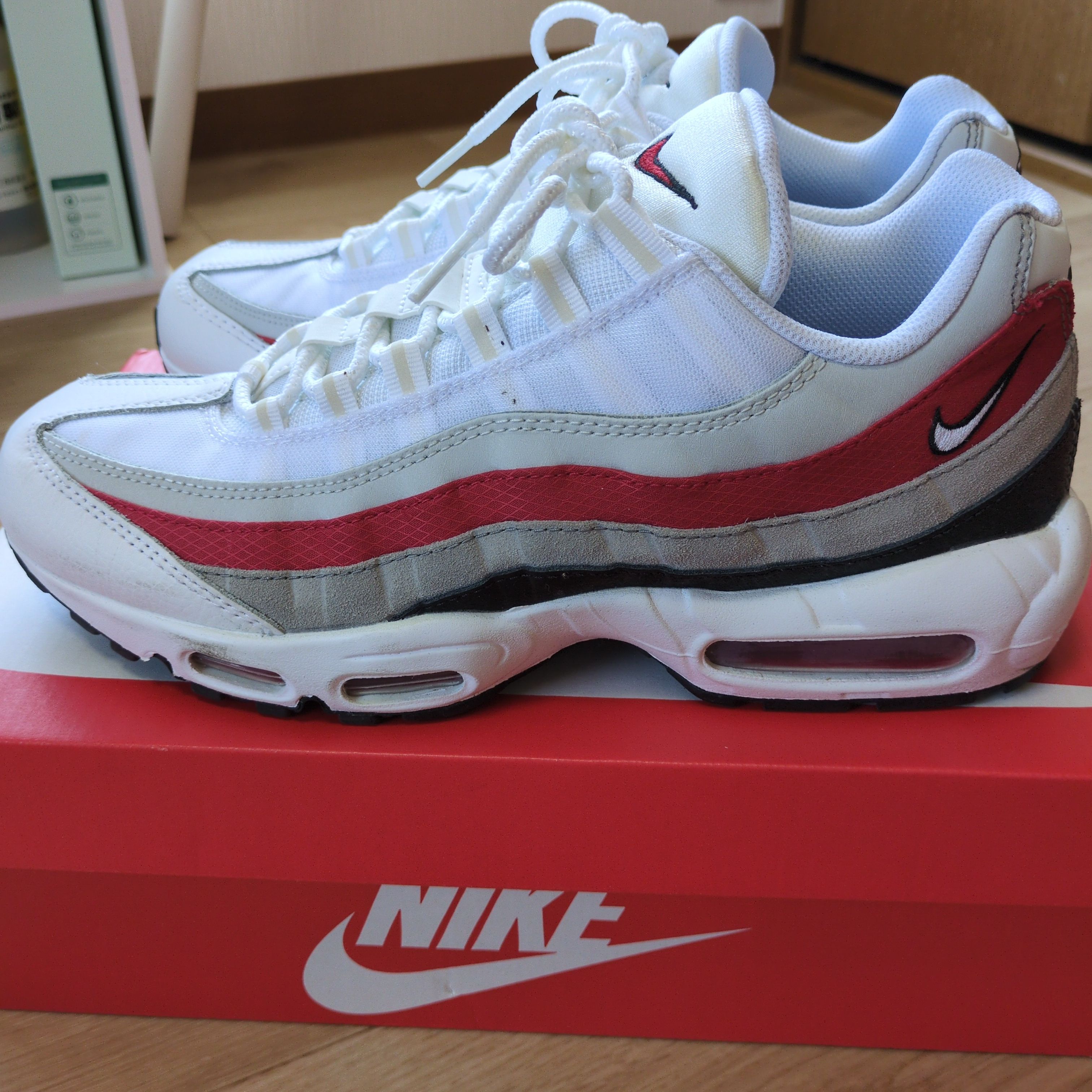 Nike Air Max 95 "White/Red/Grey"