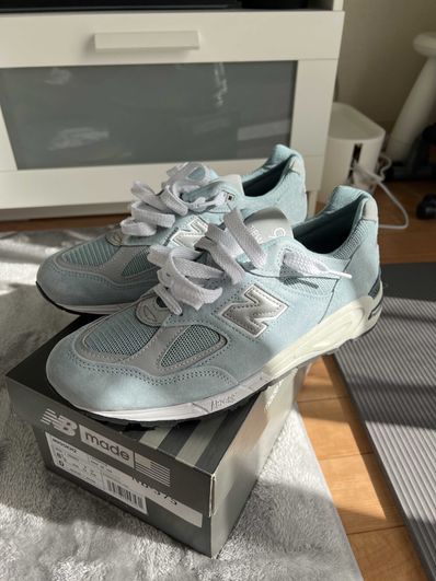 KITH × New Balance 990V2 "Storm Blue"