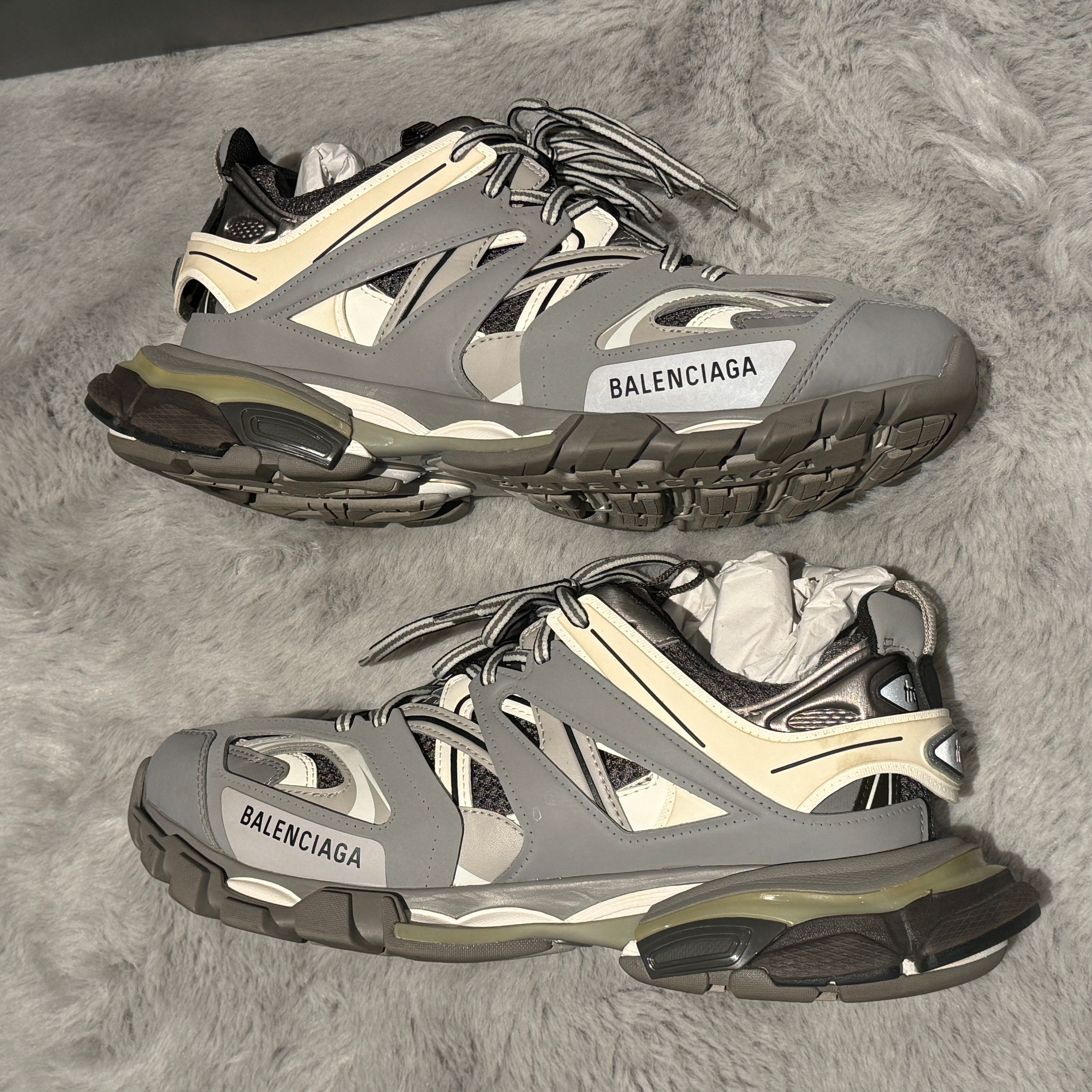 Balenciaga Track Sneaker "Grey/White"
