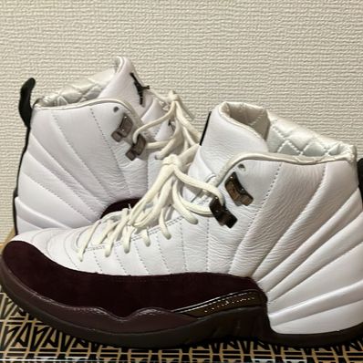 A Ma Maniere × Nike Women's Air Jordan 12 "White and Burgundy Crush"