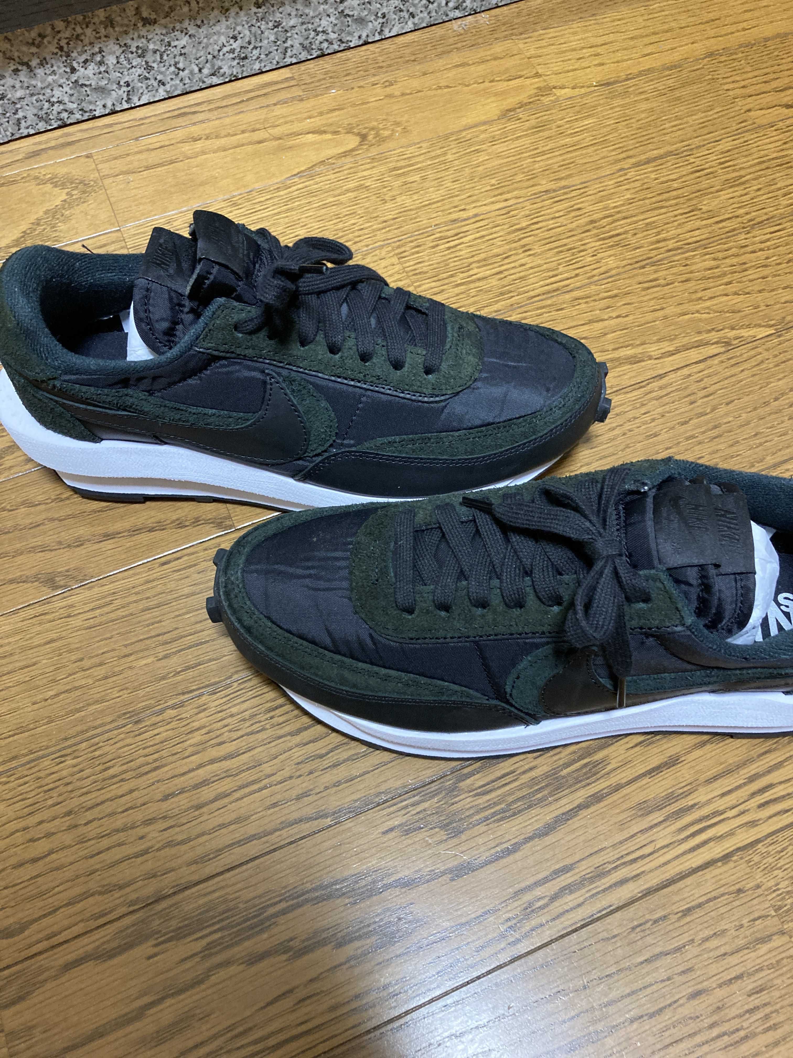 sacai × Nike LDV Waffle "Triple Black"