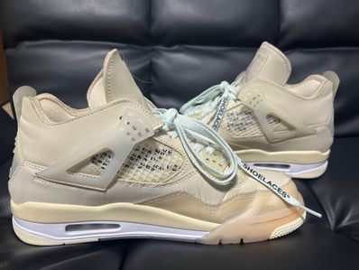 Off-White × Nike Women's Air Jordan 4 SP "Sail"