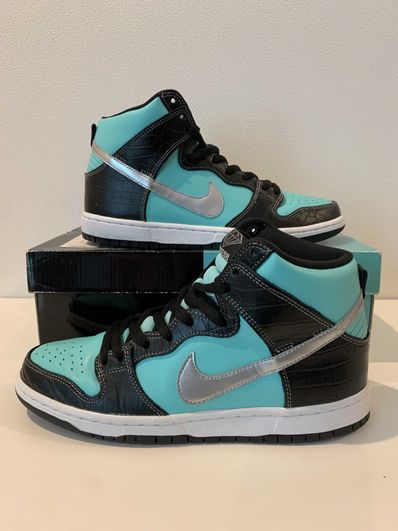 Diamond Supply × Nike SB Dunk High "Tiffany"