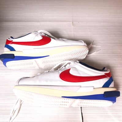 sacai × Nike Zoom Cortez "White and University Red"