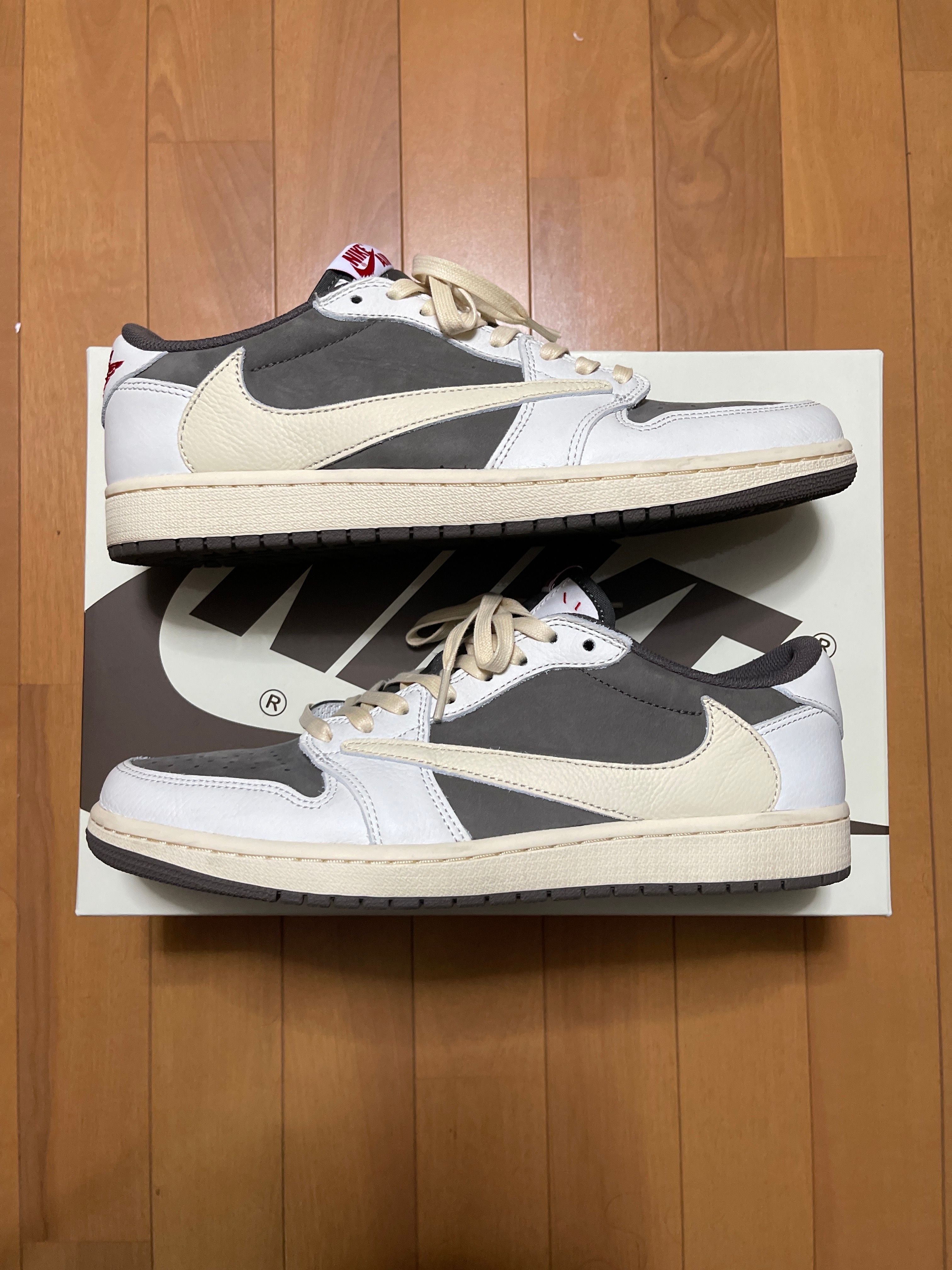 Travis Scott × Nike Air Jordan 1 Low OG SP "Reverse Mocha/Sail and Ridgerock"