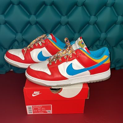 FRUiTY PEBBLESTM × Nike Dunk Low QS "Habanero Red/Dark Sulfur/Laser Blue"