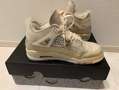 Off-White × Nike Women's Air Jordan 4 SP "Sail"