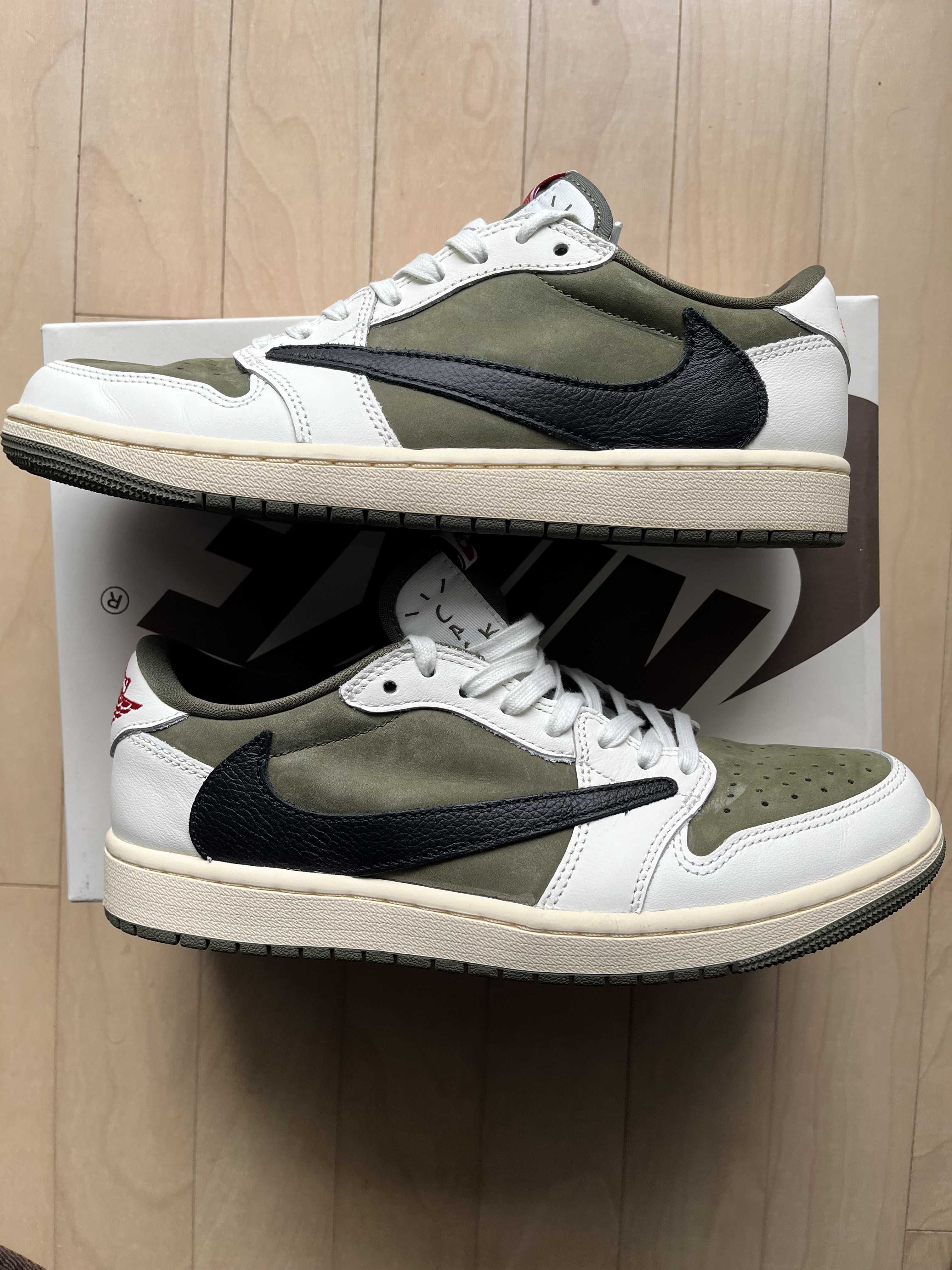 Travis Scott × Nike Air Jordan 1 Low OG SP "Reverse Olive"