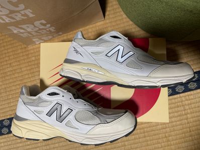 New Balance 990V3 "Sea Salt/Rain Cloud"