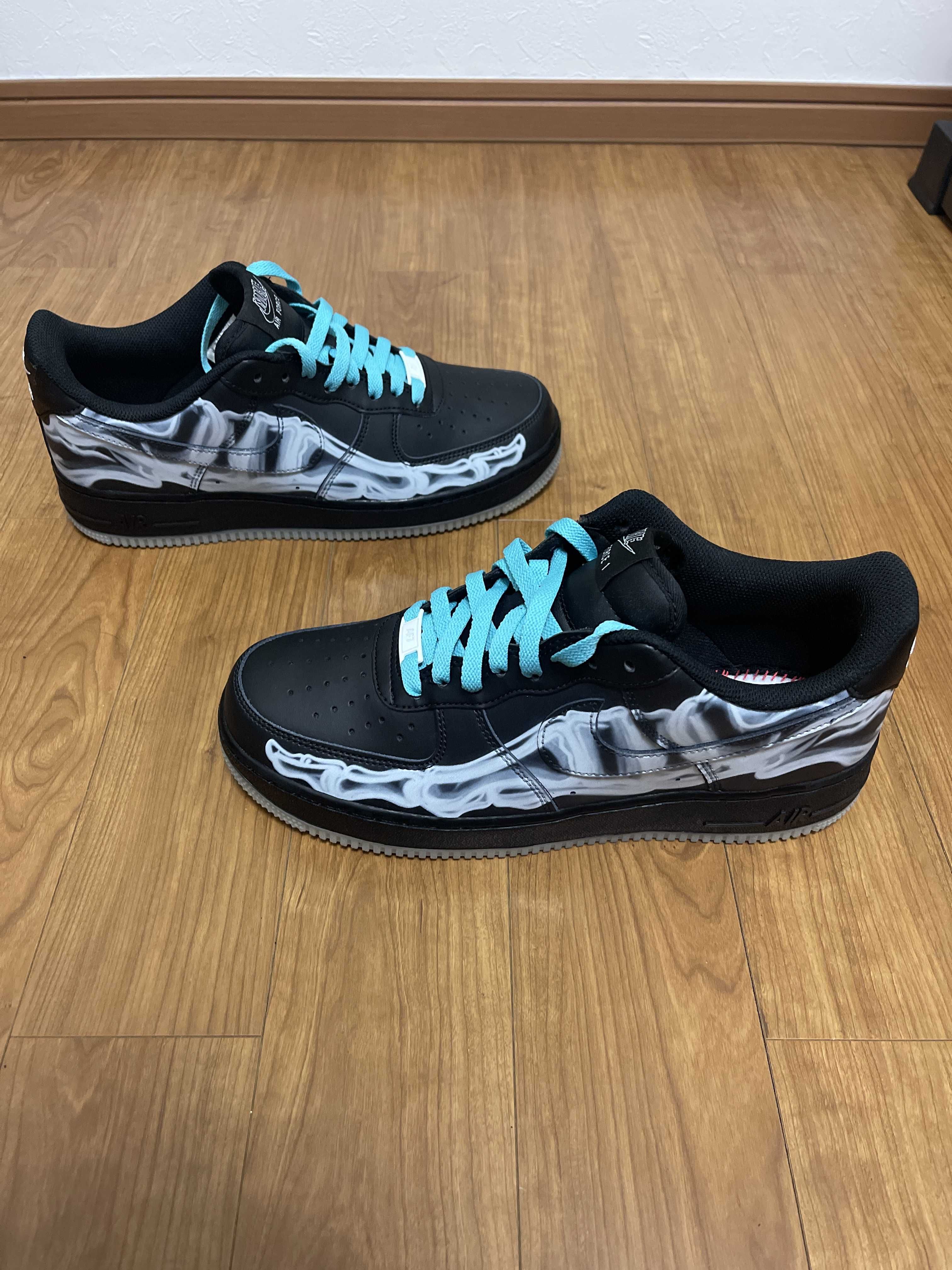 Nike Air Force 1 Low "Black Skeleton"