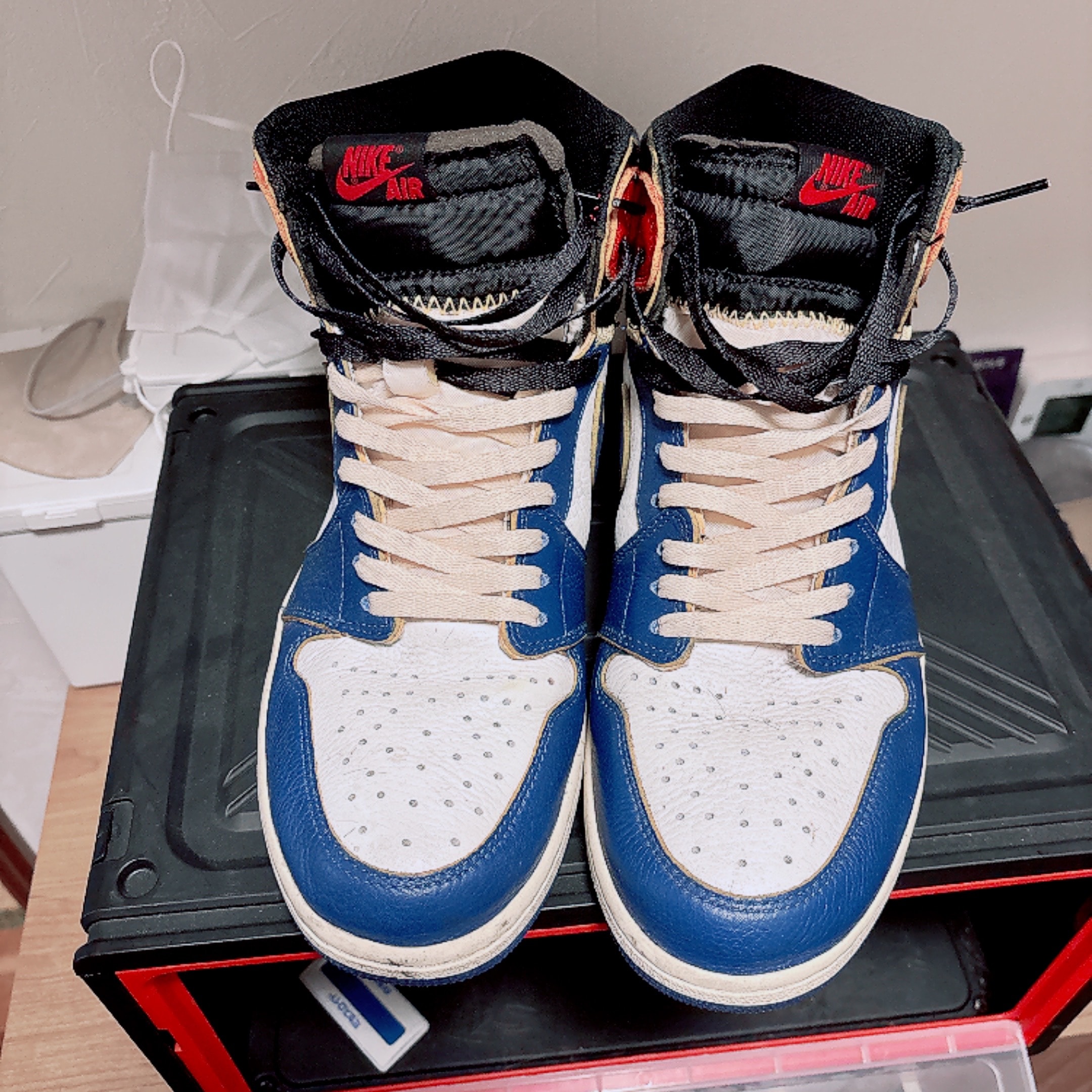 UNION × Nike Air Jordan 1 Retro High OG NRG "Storm Blue/Varsity Red"