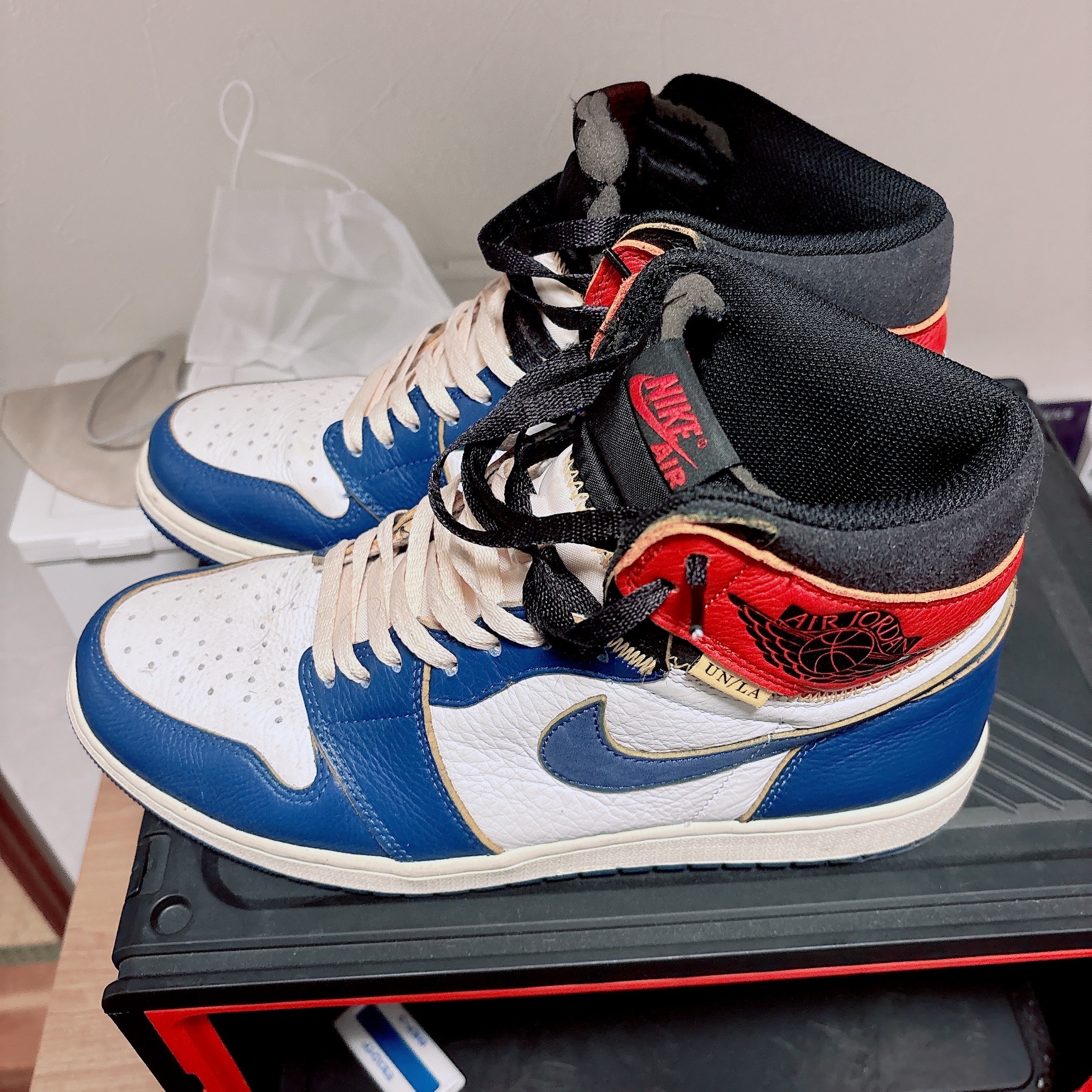 UNION × Nike Air Jordan 1 Retro High OG NRG "Storm Blue/Varsity Red"