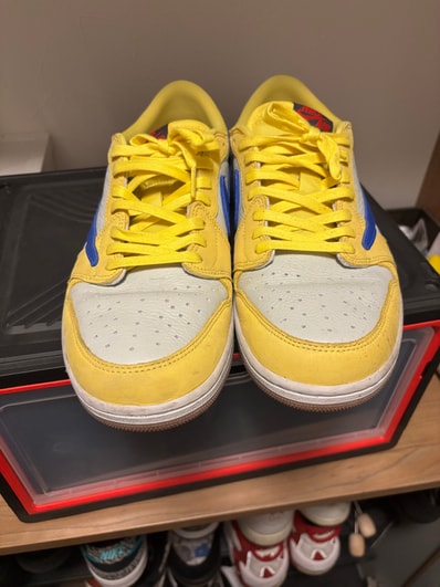 Travis Scott × Nike Women's Air Jordan 1 Retro Low OG "Canary"