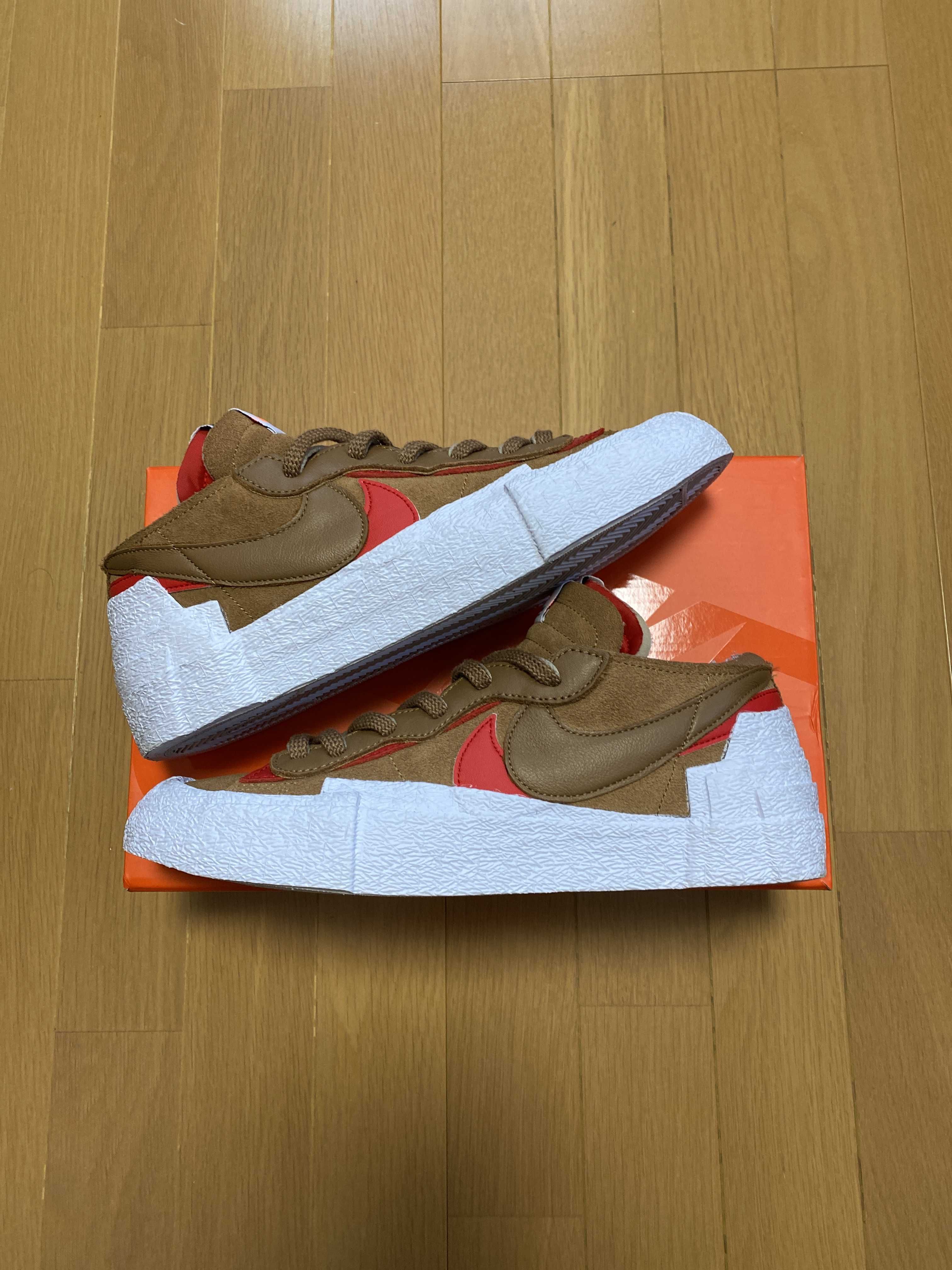 SACAI × NIKE BLAZER LOW "BRITISH TAN"