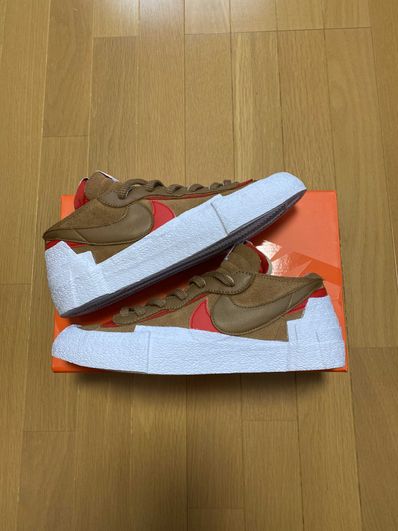 SACAI × NIKE BLAZER LOW "BRITISH TAN"